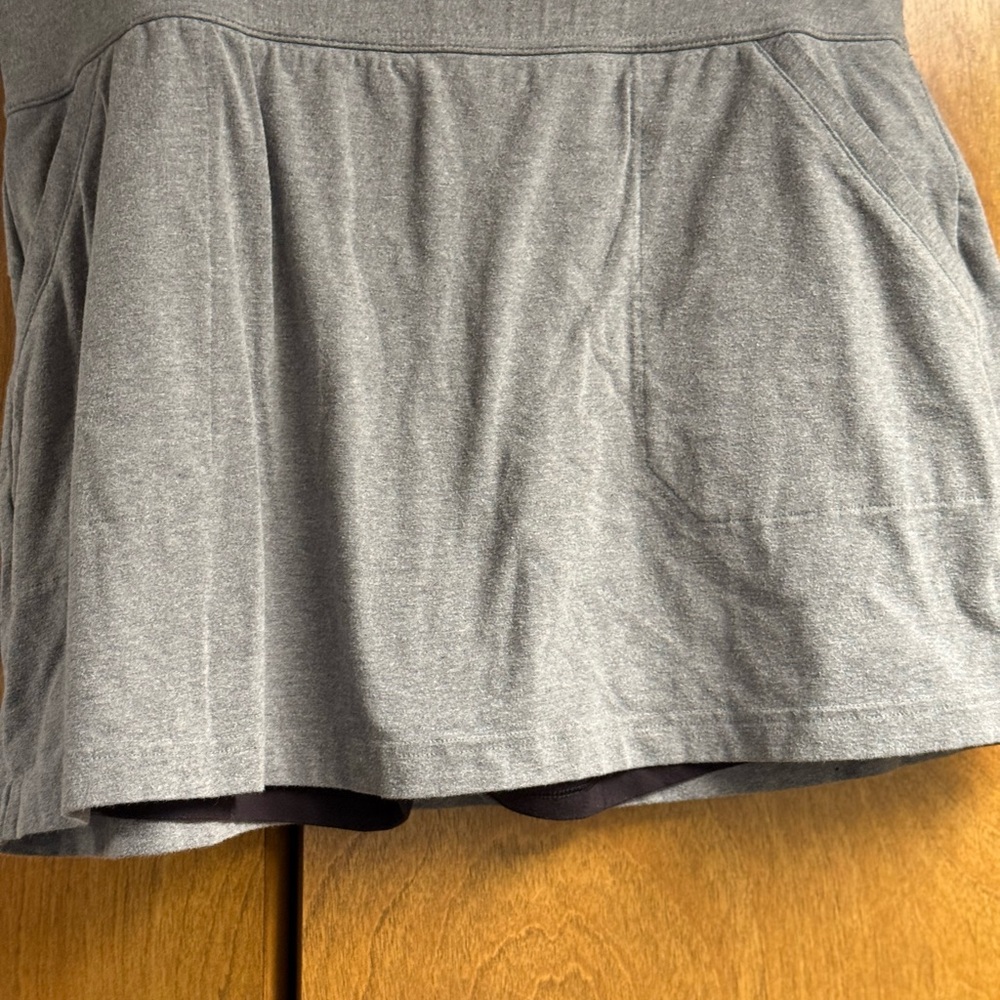 Gray Women's plus skort